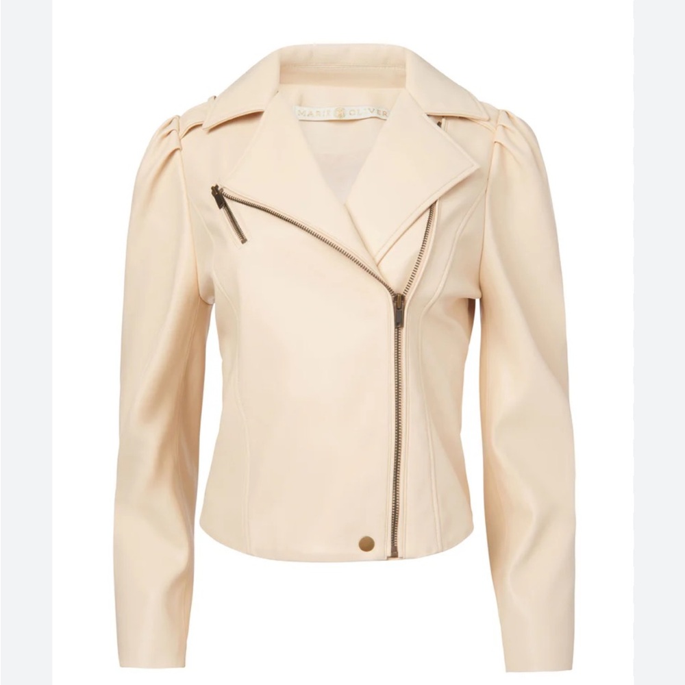 Marie Oliver Pleather Jacket